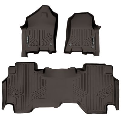SMARTLINER 3rd Row Custom Fit Floor Liners Compatible with 2015-2020 GMC Yukon, Gasoline, 8 Passenger, 2nd Row Bench