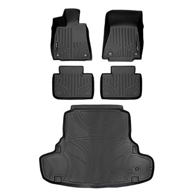SMARTLINER 1st Row Custom Fit Floor Liners Compatible with 2014-2018 Subaru Forester, Gasoline