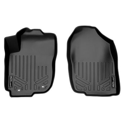 SMARTLINER 1st Row Custom Fit Floor Liners Compatible with 2012 Ford F450 Super Cab Gasoline Carpet No Over the Hump Not 4x4