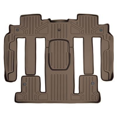SMARTLINER 2nd Row Custom Fit Floor Liners for 2021-2025 Jeep Grand Cherokee L, Gasoline, 6 Passenger, Buckets, No Console