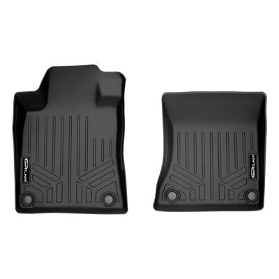 SMARTLINER 2 Rows Custom Fit Floor Liners Compatible with 2022-2025 Nissan Frontier Crew Cab Gasoline TrimLine for Fender Audio