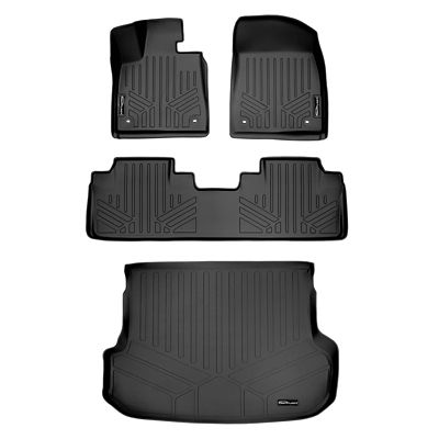 SMARTLINER 1st Row Custom Fit Floor Liners Compatible with 2025-2025 Toyota 4Runner, Gasoline