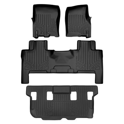 SMARTLINER 3 Row Floor Liners For 2011 - 2017 Ford Expedition 8 Passenger