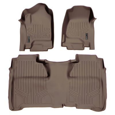 SMARTLINER 2nd Row Custom Fit Floor Liners Compatible with 2022-2025 Nissan Pathfinder 7 Passenger and 8 Passenger, Gasoline