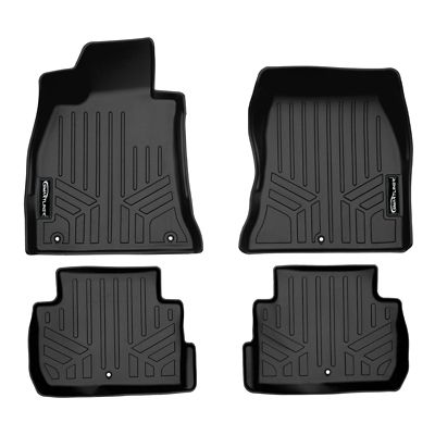 SMARTLINER 2 Rows Custom Fit Floor Liners Compatible with 2011-2014 Ford Edge Gasoline Not for SEL SEL Plus Limited or Sport