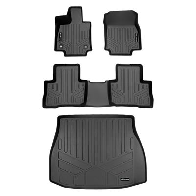 SMARTLINER 2nd Row Custom Fit Floor Liners Compatible with 2013-2015 Lexus RX, Gasoline