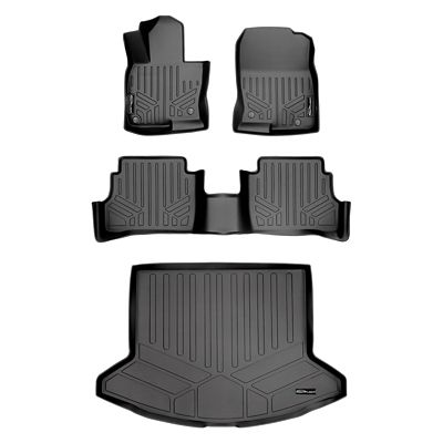 SMARTLINER 1st Row Custom Fit Floor Liners Compatible with 2015-2020 Chevrolet Suburban, Gasoline
