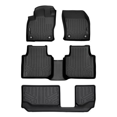 SMARTLINER 2 Rows Custom Fit Floor Liners Compatible with 2019-2024 Kia Forte, Gasoline