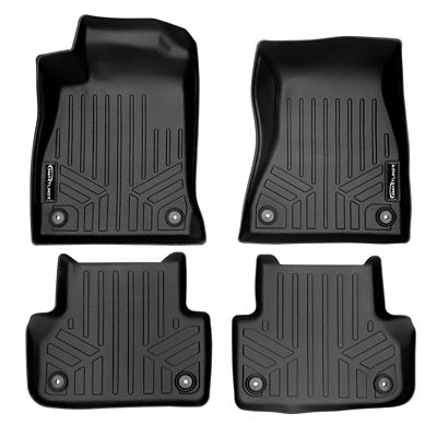 SMARTLINER 3-Row Custom-Fit Floor Liners with 2015-2021 Kia Sedona, Gas, 7-Passenger, 2nd-Row Bucket Lounge Seats Only
