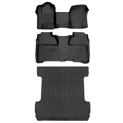 SMARTLINER 1st Row Custom Fit Floor Liners Compatible with 2019-2025 Volvo S60, Gasoline