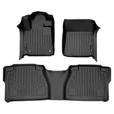 SMARTLINER 2 Row Floor Liners For 2012 - 2013 Toyota Tundra Double Cab