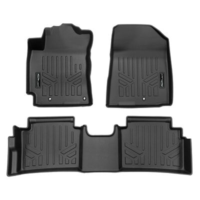 SMARTLINER 4 Row Custom Fit Floor Liners for 2021-2024 Chrysler Pacifica Hybrid, Pinnacle & Limited, TrimLine for Ultra Console