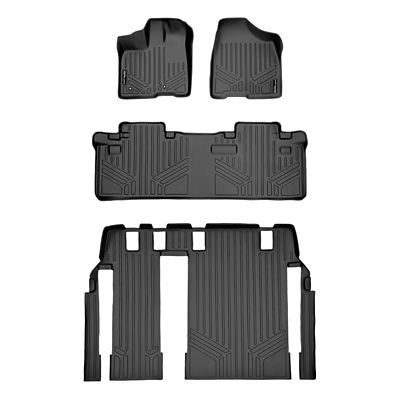 SMARTLINER 3 Row Floor Liners For 2011 - 2012 Toyota Sienna 8 Passenger (6)