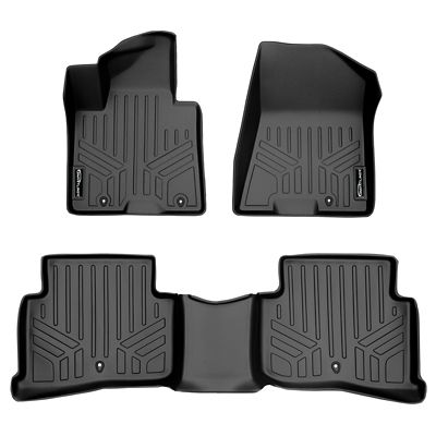 SMARTLINER 4 Rows Custom Fit Floor Liners Compatible with 2022-2026 Kia Carnival Gasoline 7 Passenger LX Non VIP Lounge Seats