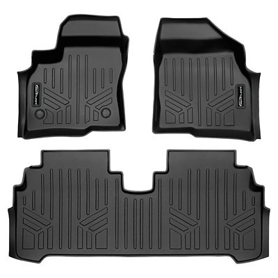 SMARTLINER 2nd Row Custom Fit Floor Liners for 2024-2025 Acura Integra Type S, Gasoline, Fits without USB port on console