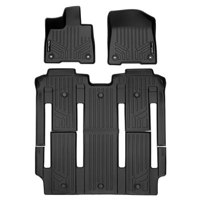 SMARTLINER 2nd Row Custom Fit Floor Liners Compatible with 2016-2021 Mazda CX3, Gasoline