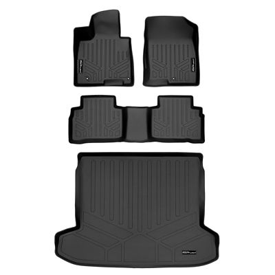 SMARTLINER 2 Rows Custom Fit Floor Liners Compatible with 2024-2025 Subaru Crosstrek, Gasoline