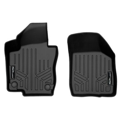 SMARTLINER 2 Rows Custom Fit Floor Liners for 2018-2020 Ford Transit Connect Cargo Van, Gasoline, Carpet, Standard Wheelbase