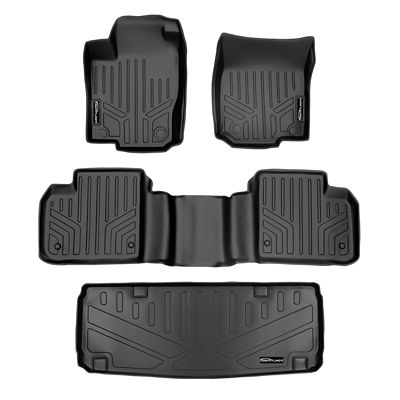 SMARTLINER 2 Rows Custom Fit Floor Liners Compatible with 2014-2015 Kia Sorento, Gasoline