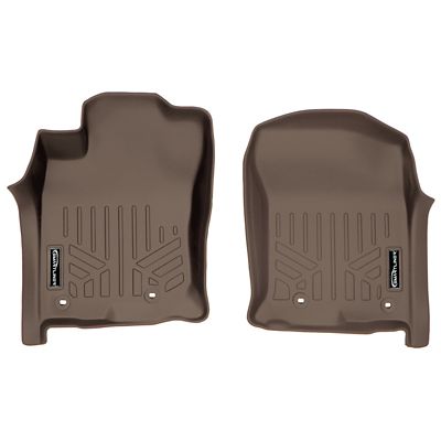 SMARTLINER 2 Rows Custom-Fit Floor Liners for 2020-2025 Chevrolet Silverado 2500 HD Crew Cab, Gasoline, 1st Row Bench Seat