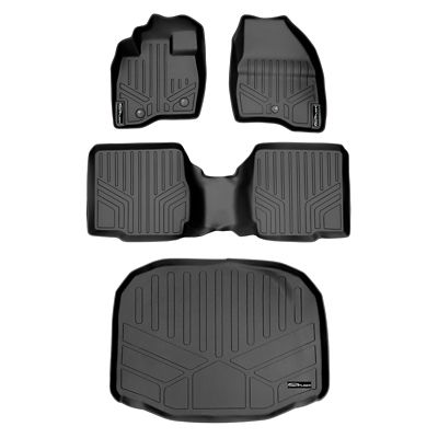 SMARTLINER 2 Rows Custom Fit Floor Liners Compatible with 2015-2017 BMW X3 28d, Gasoline
