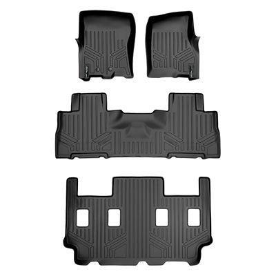 SMARTLINER 1st Row Custom Fit Floor Liners Compatible with 2015-2018 Nissan Murano, Gasoline