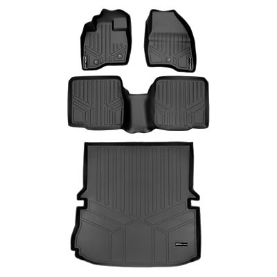 SMARTLINER 2 Rows Custom Fit Floor Liners Compatible with 2015-2017 BMW X4 28i, Gasoline