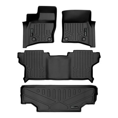 SMARTLINER 3rd Row Custom Fit Floor Liners Compatible with 2025-2025 Volvo EX90 6 Passenger, Electric