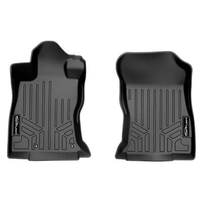 SMARTLINER 2nd Row Custom Fit Floor Liners Compatible with 2014-2017 Ford Transit Connect Passenger Van, Gasoline, and Vinyl