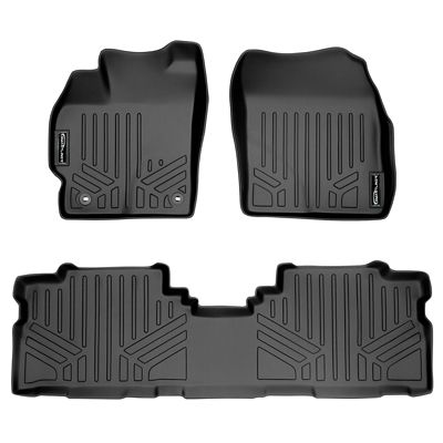 SMARTLINER 2nd Row Custom Fit Floor Liners Compatible with 2022-2025 Infiniti QX60 6 Passenger and 7 Passenger, Gasoline