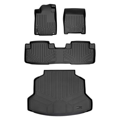 SMARTLINER Cargo Custom Fit Floor Liners Compatible with 2022-2025 Audi E-Tron GT, Electric, Fits All Trims