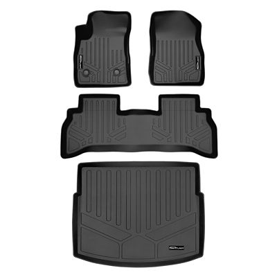 SMARTLINER 2nd Row Custom Fit Floor Liners Compatible with 2011-2013 Kia Sportage, Gasoline