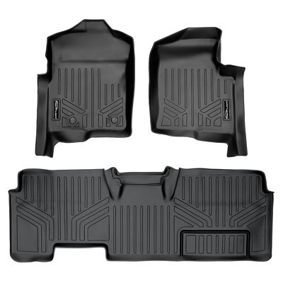 SMARTLINER 4 Rows Custom Fit Floor Liners Compatible with 2021-2025 Toyota Sienna, Hybrid, 7 Passenger, Not for 2025 Platinum