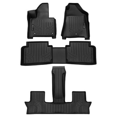 SMARTLINER 3 Row Floor Liners for 2024 - 2025 Hyundai Santa Fe 6 Passenger And 7 Passenger