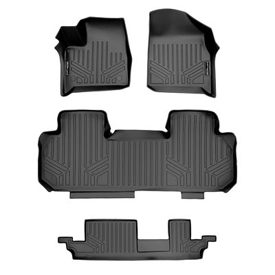 SMARTLINER 2nd Row Custom Fit Floor Liners Compatible with 2012-2017 Chevrolet Equinox, Gasoline