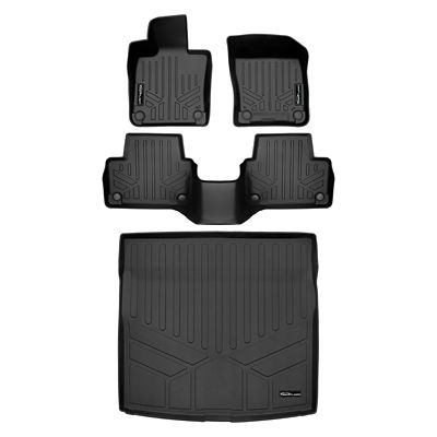 SMARTLINER 2 Rows Custom Fit Floor Liners Compatible with 2022-2025 Mazda CX5, Gasoline
