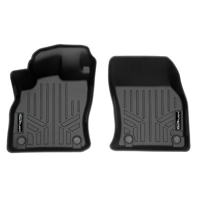 SMARTLINER 2 Rows Custom Fit Floor Liners for 2014-2017 Ford Transit Connect Passenger Van, Gasoline, Vinyl, Standard Wheelbase