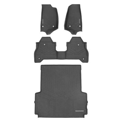 SMARTLINER 2nd Row Custom Fit Floor Liners Compatible with 2014-2019 Mercedes-Benz AMG CLA 45, Gasoline