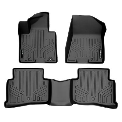 SMARTLINER 2nd Row Custom Fit Floor Liners Compatible with 2019-2021 Hyundai Veloster, Gasoline, Fits Veloster and Veloster N
