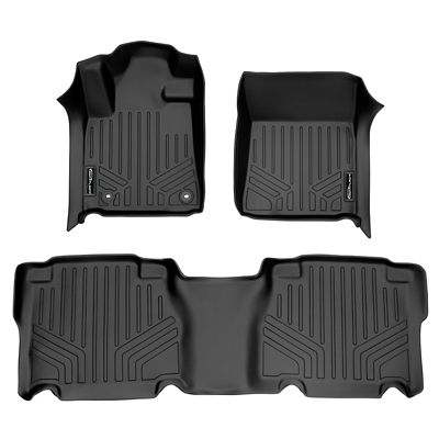 SMARTLINER 2 Row Floor Liners For 2012 - 2013 Toyota Tundra Crew Max