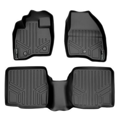 SMARTLINER 1st Row Custom Fit Floor Liners Compatible with 2020-2025 Chevrolet Silverado 3500 HD Crew Cab, Gasoline, Carpet,