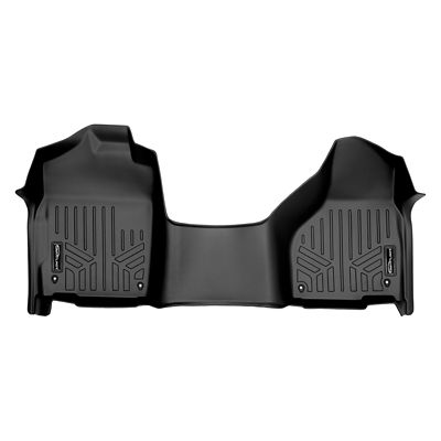 SMARTLINER 2 Rows Custom Fit Floor Liners Compatible with 2021-2022 Ford Transit Connect Passenger Van, Gasoline, Vinyl, SWB