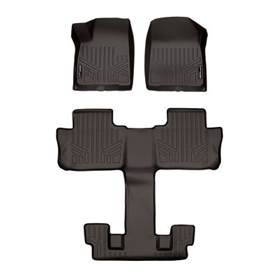 SMARTLINER 2 Rows Custom Fit Floor Liners Compatible with 2024-2025 Mazda CX70, Gasoline