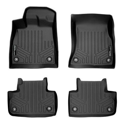 SMARTLINER 2 Rows Custom Fit Floor Liners Compatible with 2019-2025 Ram 2500 Crew Cab Gasoline Carpet or Vinyl No PTO No 4x4
