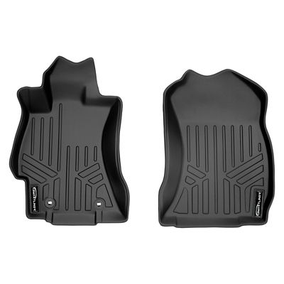 SMARTLINER 2 Rows Custom Fit Floor Liners for 2011-2017 Lincoln Navigator, Gasoline, 7 Passenger, No Center Console