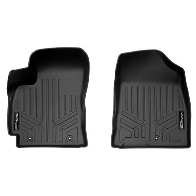 SMARTLINER 2 Rows Custom Fit Floor Liners Compatible with 2020-2025 Chevrolet Silverado 2500 HD Double Cab Gasoline Bench Seat