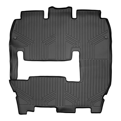 SMARTLINER 2nd Row Custom Fit Floor Liners for 2013-2018 Ram 1500 Crew Cab, Gasoline, or Vinyl, Fits 1st Row Bench or Bucket