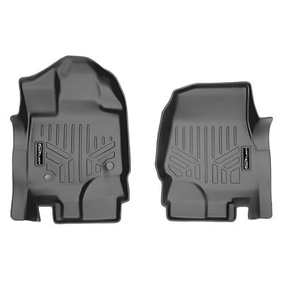 SMARTLINER 1st Row Floor Liners For 2015 - 2025 Ford F-150 Super Cab - Front Row (4)