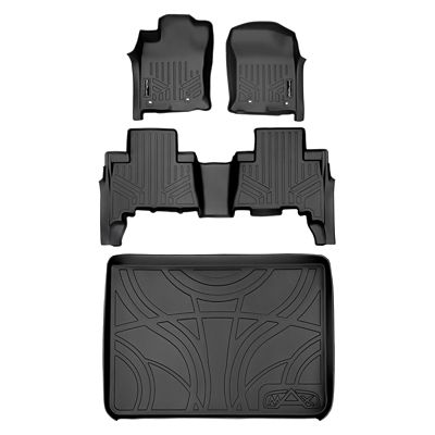 SMARTLINER 1st Row Custom Fit Floor Liners Compatible with 2011-2017 Ford Expedition, Gasoline