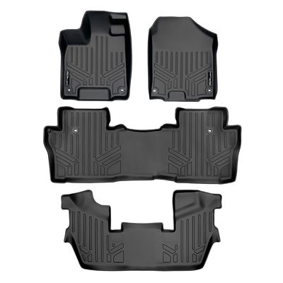 SMARTLINER 2 Rows Custom Fit Floor Liners Compatible with 2010-2016 Buick LaCrosse, Gasoline